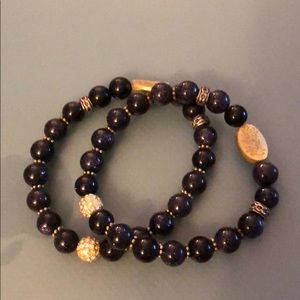2 beautiful beaded bracelets